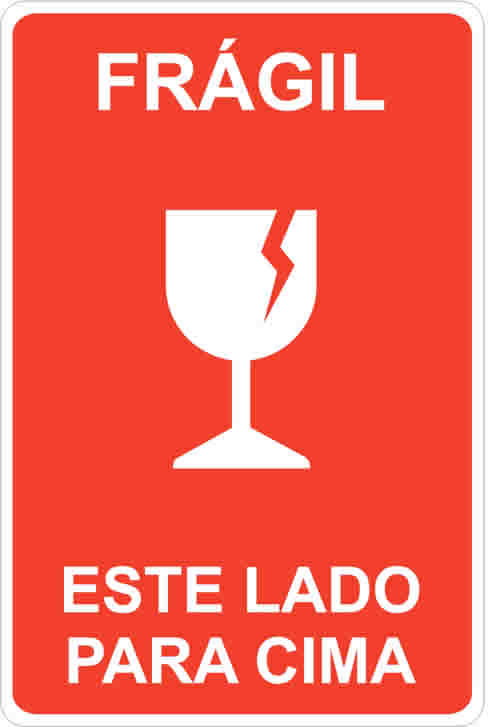 Etiqueta Adesiva Cuidados Fragil Este Lado Para Cima Etiquetas Adesivas Fit Plast System