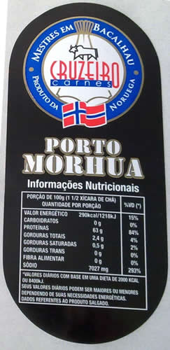 Etiquetas para Produtos Gordurosos - FOTO 1