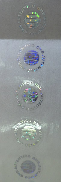 Etiqueta Transparente em Hotstamping Holográfico - FOTO 1