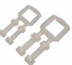 Fivela Plástica para Fita de Arquear PP Preta - FOTO 2