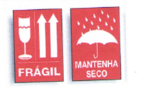 Foto Etiqueta Adesiva Cuidados Frágil / Este Lado para Cima