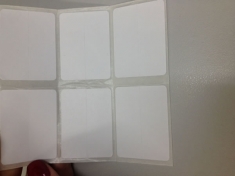 Etiqueta Couchê Duplo uso Adesiva - FOTO 5 Etiqueta Couchê Duplo uso Adesiva - FOTO 5