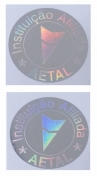 Selo Adesivo com Impressão Holográfica - FOTO 2
