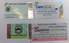 Foto Etiquetas de Segurança Holográficas