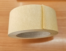 Fita adesiva Crepada marrom Kraft corrugado - FOTO 3